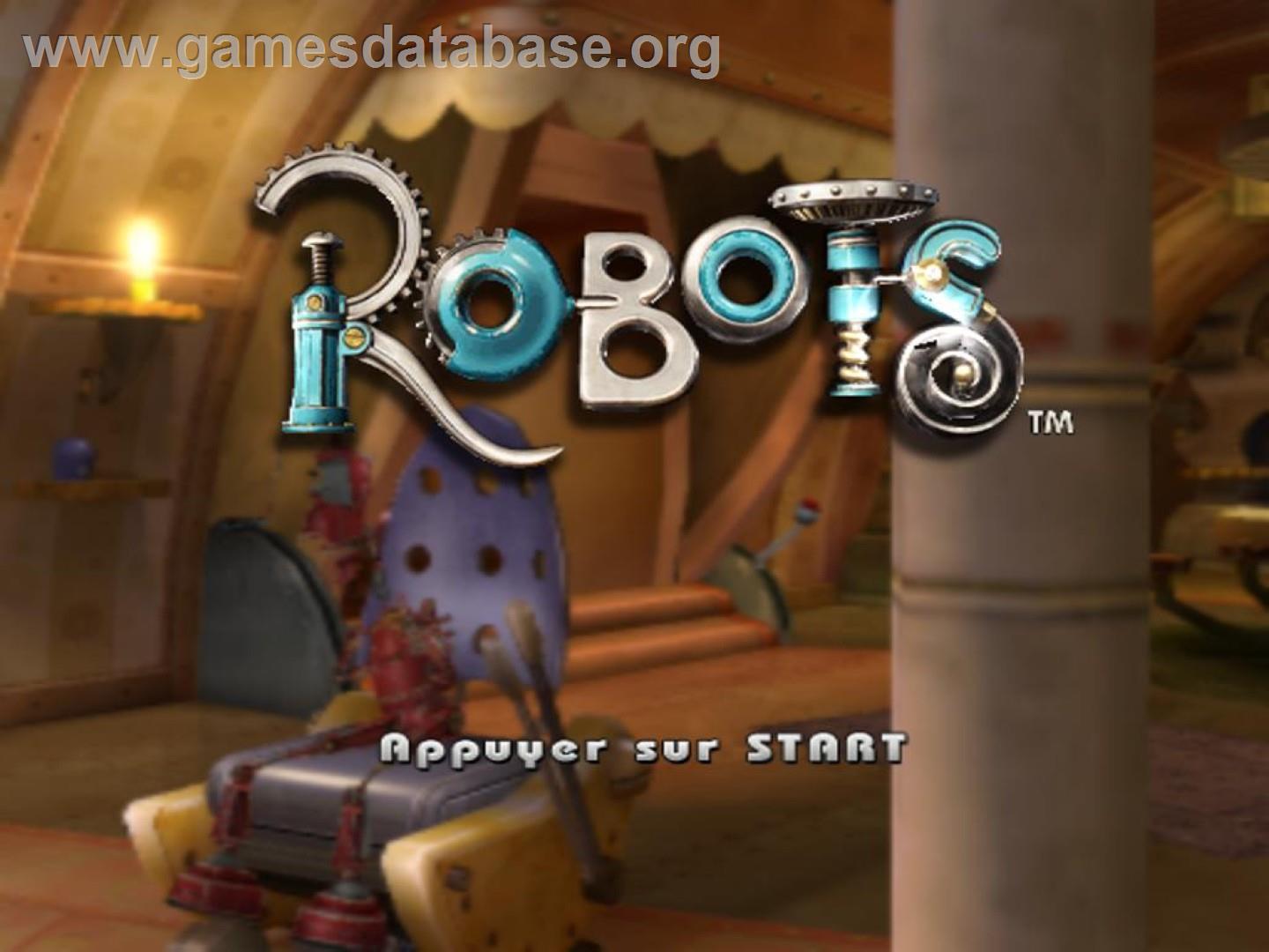 Robots - Sony Playstation 2 - Artwork - Title Screen