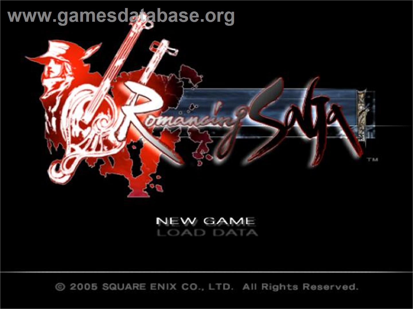 Romancing Saga - Sony Playstation 2 - Artwork - Title Screen
