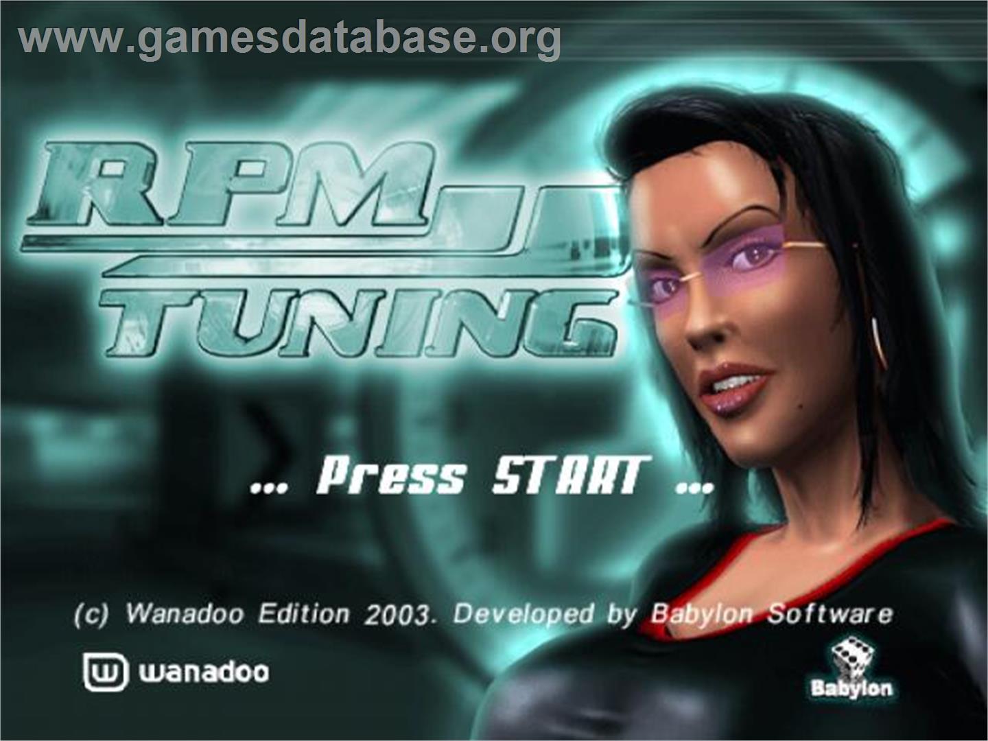 Rpm Tuning - Sony Playstation 2 - Artwork - Title Screen