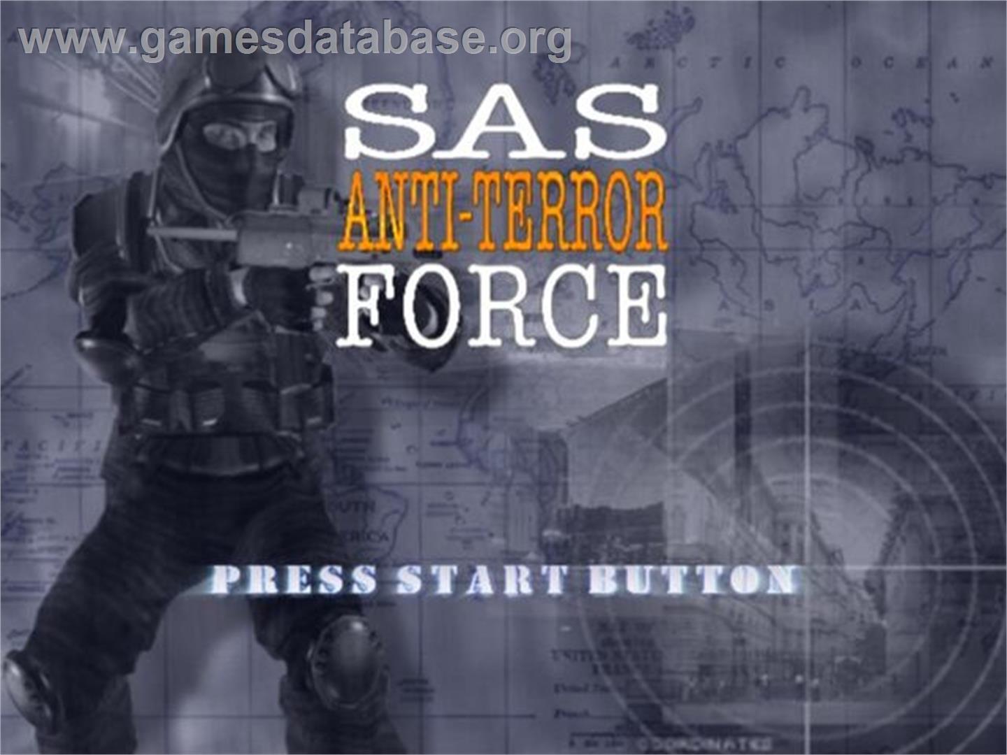Sas - Anti-terror Force - Sony Playstation 2 - Artwork - Title Screen