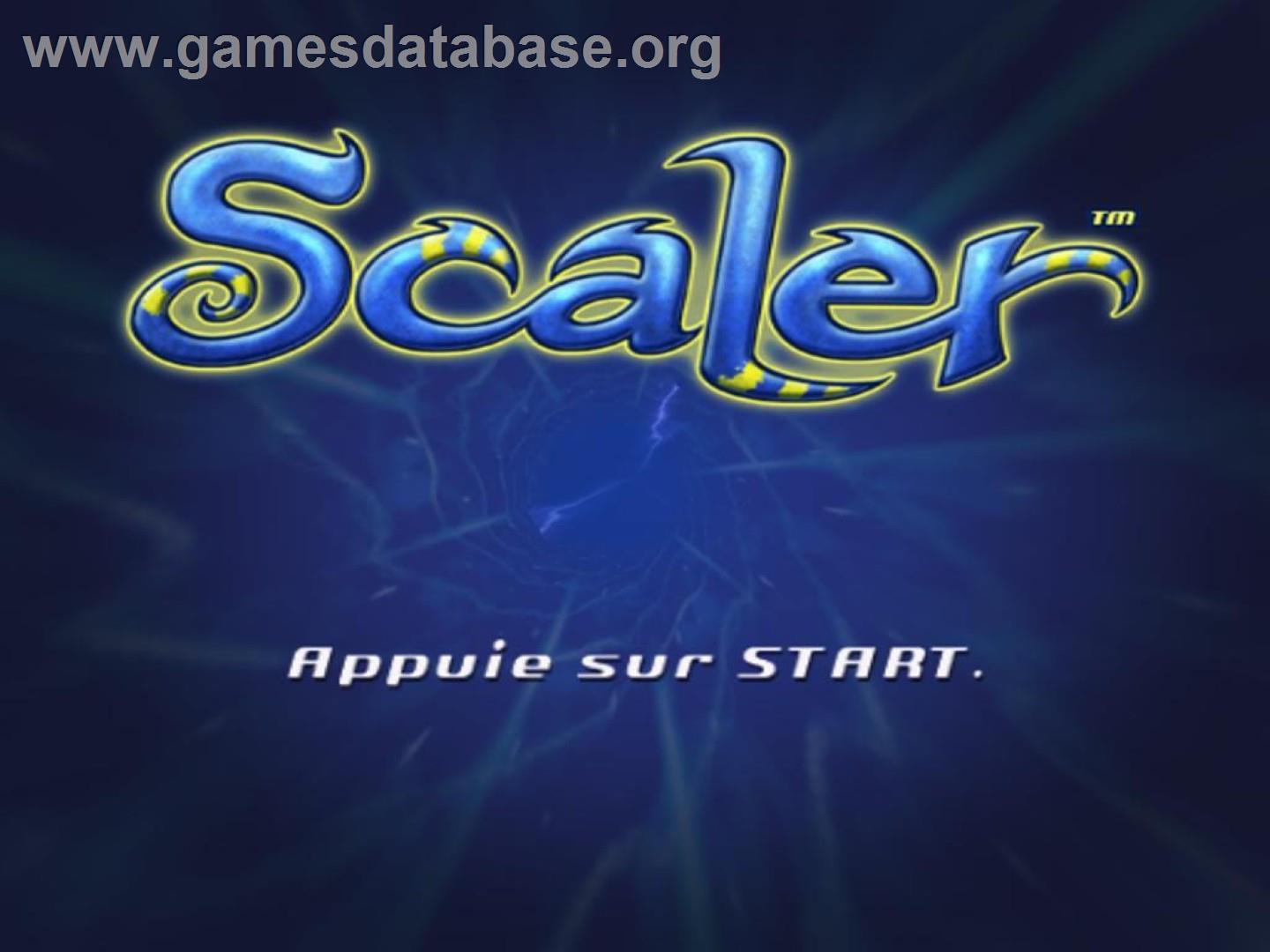 Scaler - Sony Playstation 2 - Artwork - Title Screen