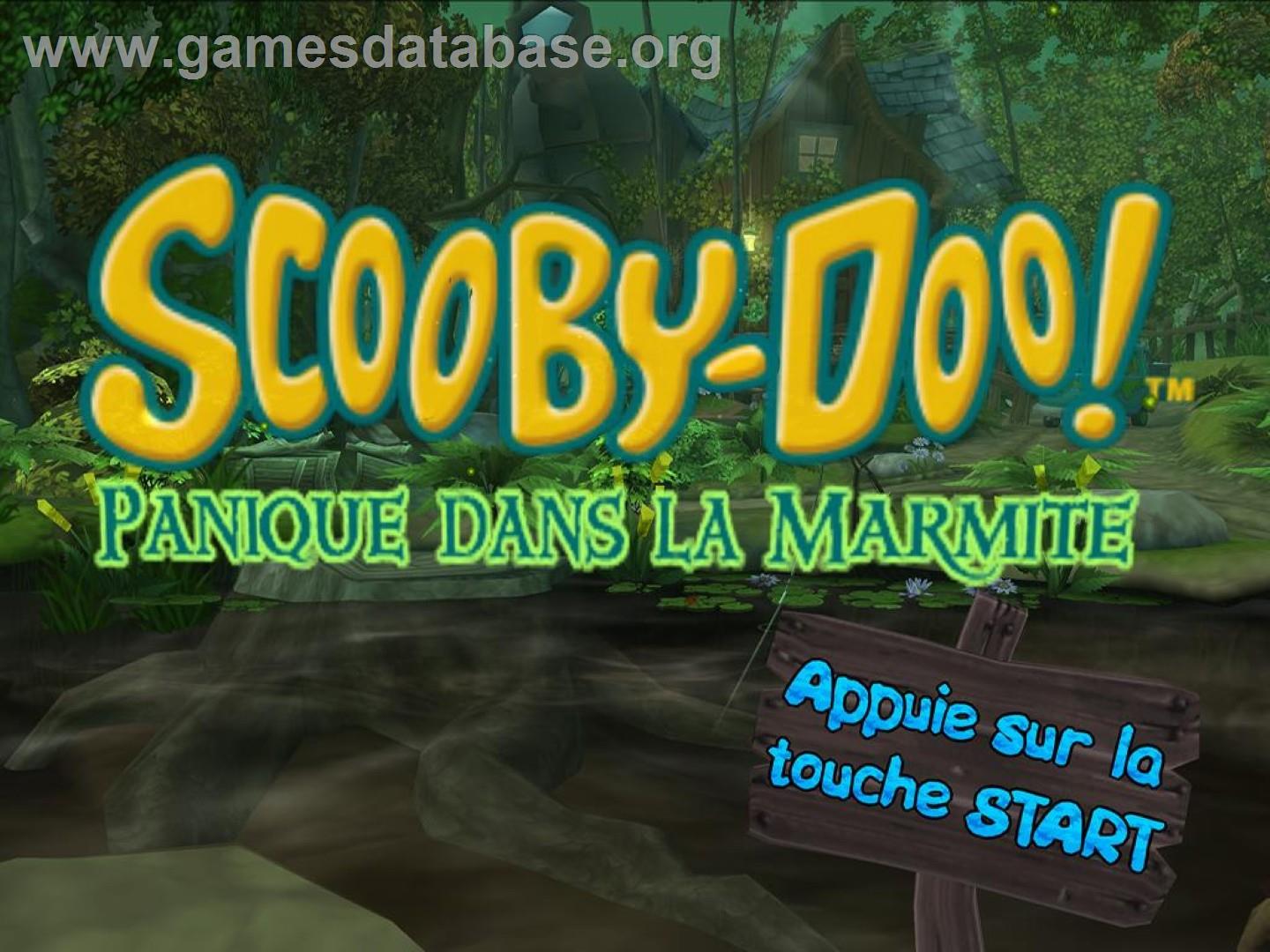 Scooby-doo! And The Spooky Swamp - Sony Playstation 2 - Artwork - Title Screen