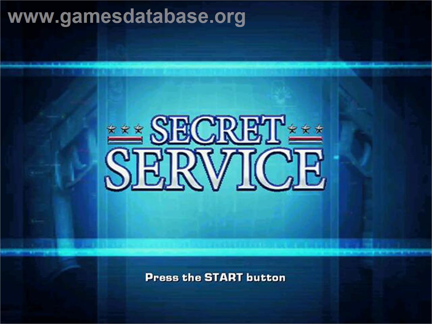 Secret Service - Sony Playstation 2 - Artwork - Title Screen