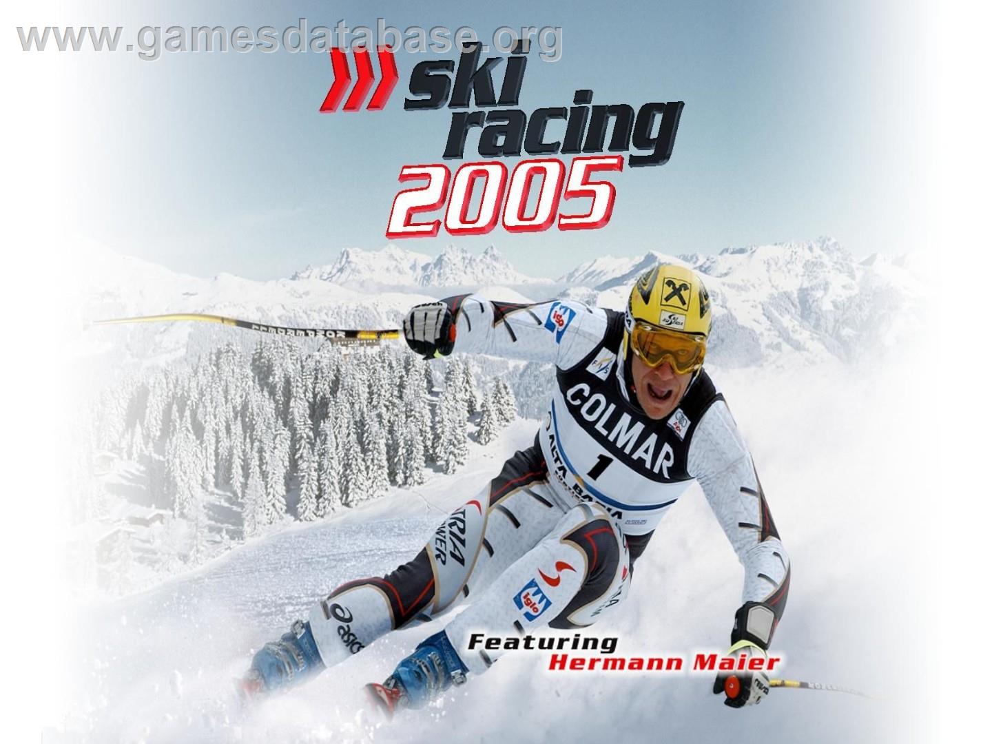 Ski Racing 2005 Featuring Hermann Maier - Sony Playstation 2 - Artwork - Title Screen