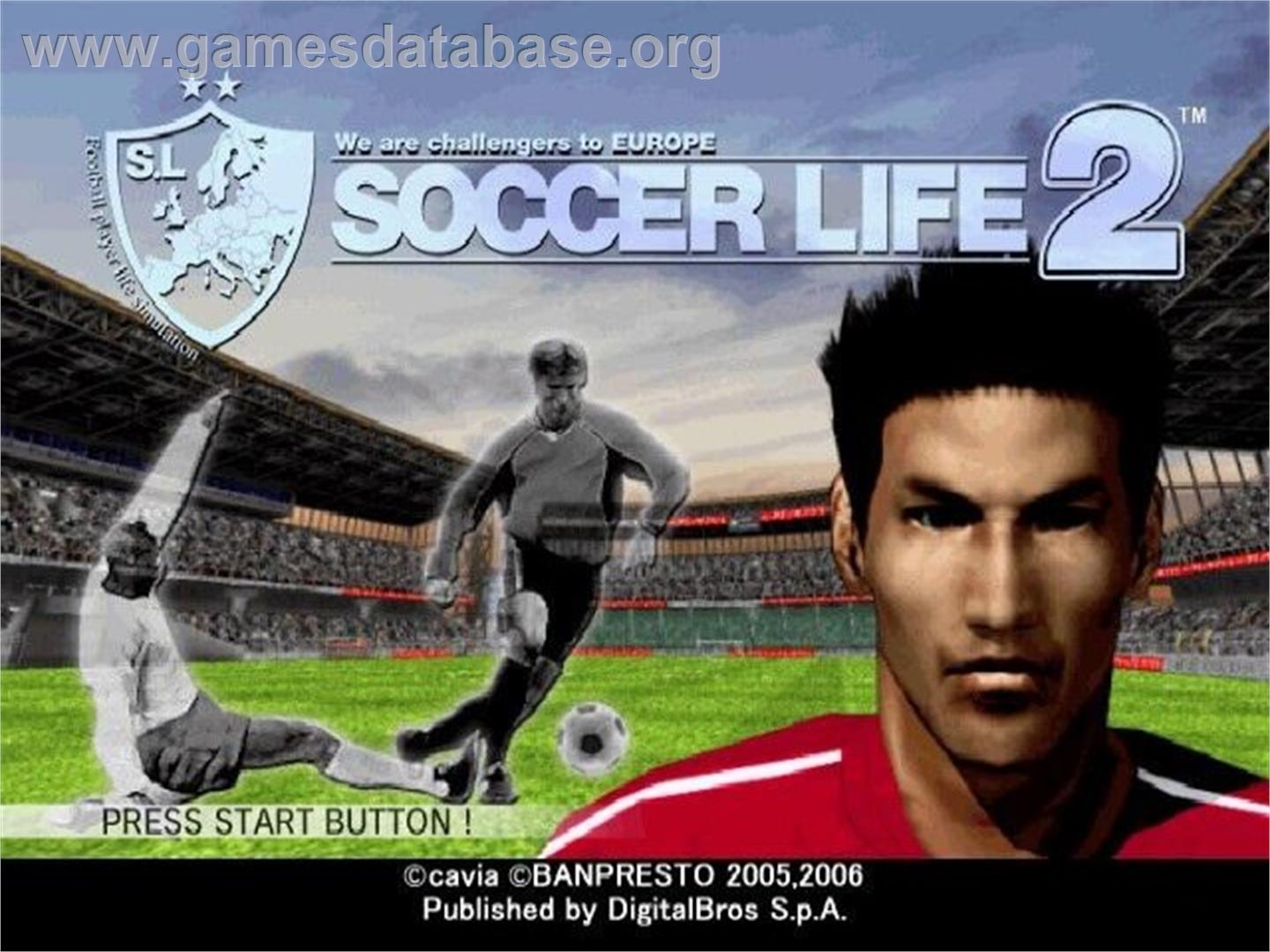 Soccer Life 2 - Sony Playstation 2 - Artwork - Title Screen