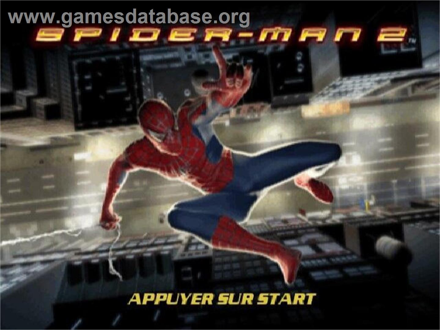 Spider-man 2 - Sony Playstation 2 - Artwork - Title Screen