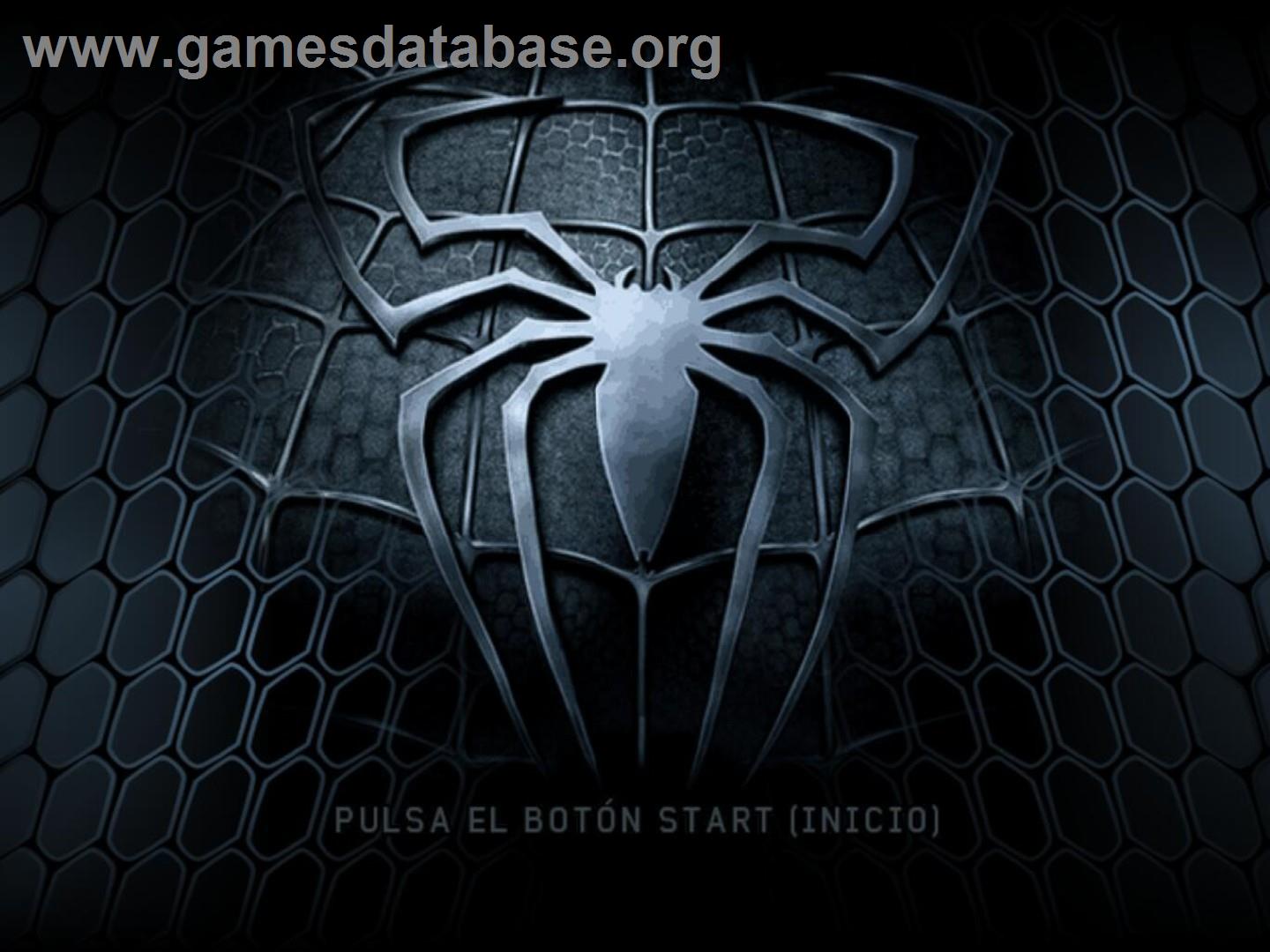 Spider-man 3 - Sony Playstation 2 - Artwork - Title Screen
