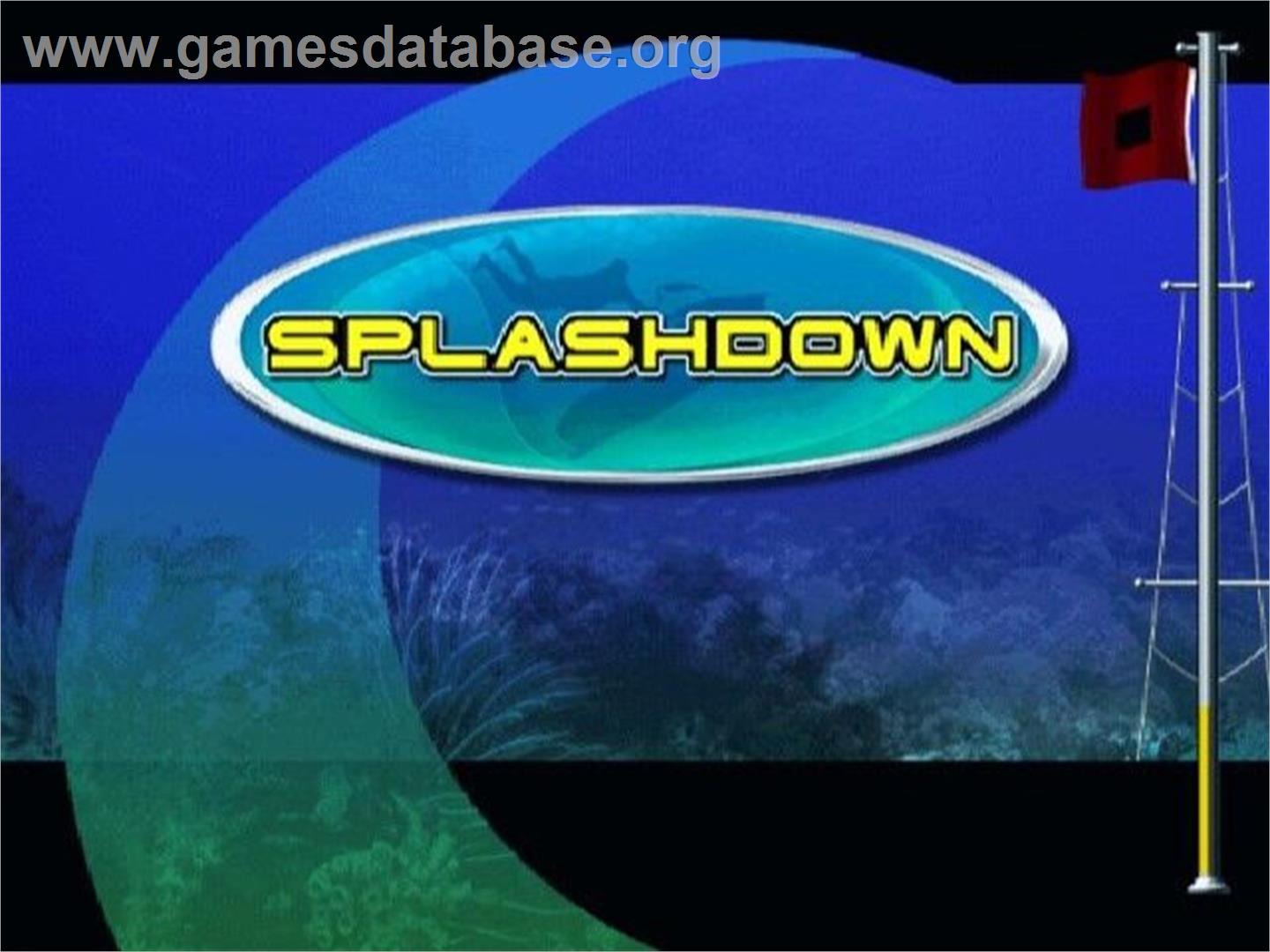 Splashdown - Sony Playstation 2 - Artwork - Title Screen
