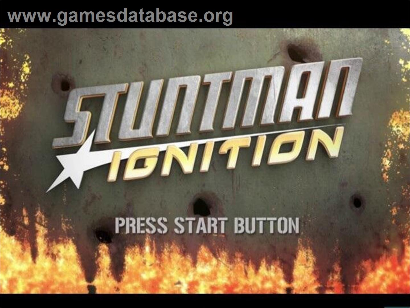 Stuntman - Ignition - Sony Playstation 2 - Artwork - Title Screen