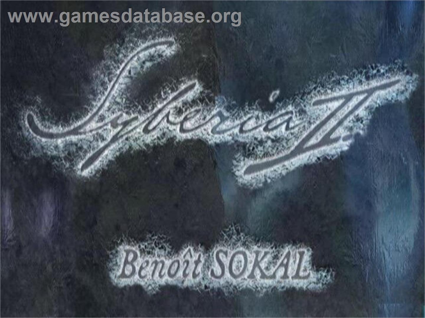 Syberia 2 - Sony Playstation 2 - Artwork - Title Screen