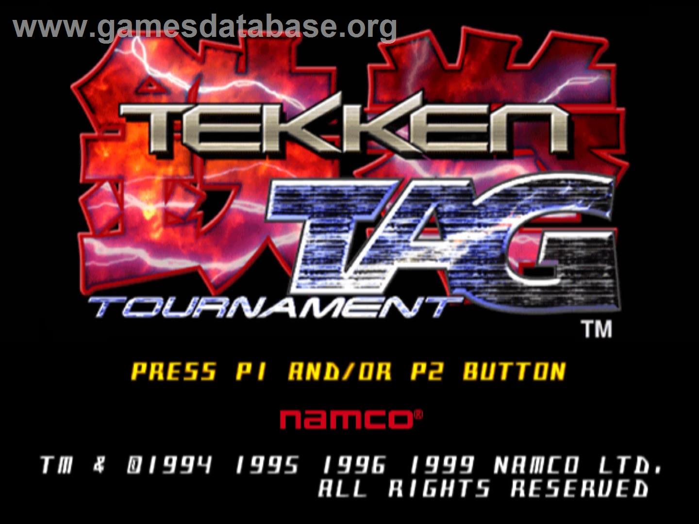 Tekken Tag Tournament - Sony Playstation 2 - Artwork - Title Screen
