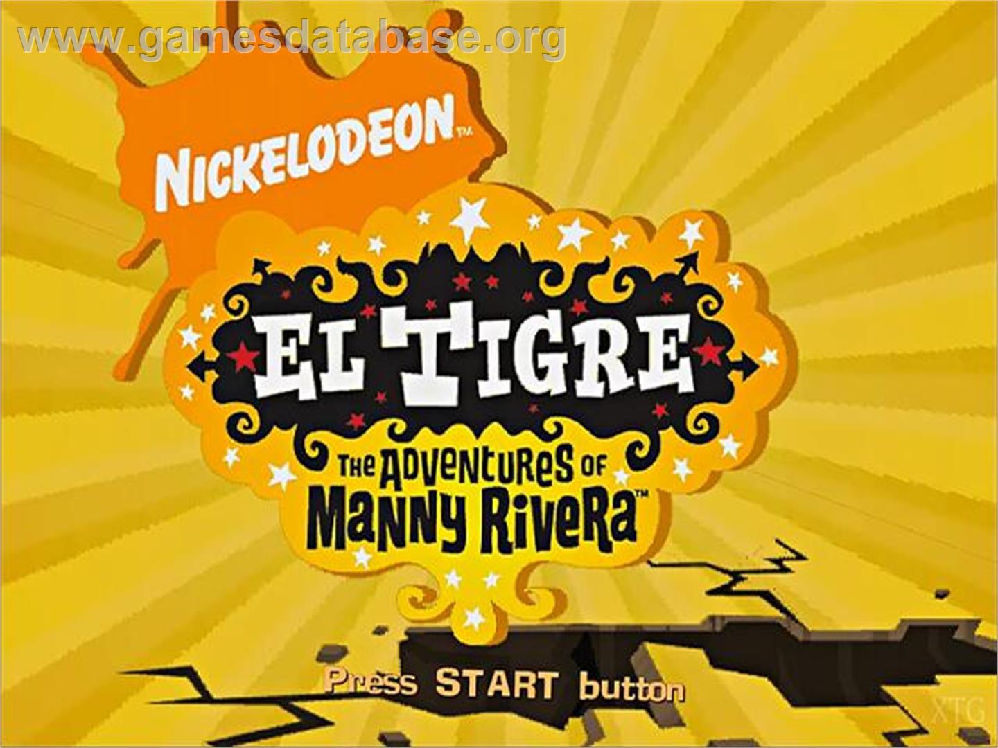 Tigre - The Adventures Of Manny Rivera, El - Sony Playstation 2 - Artwork - Title Screen