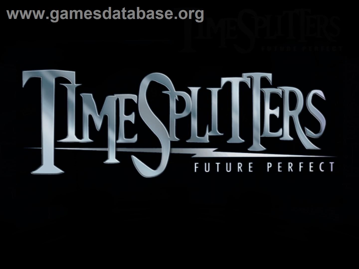 Timesplitters - Future Perfect - Sony Playstation 2 - Artwork - Title Screen