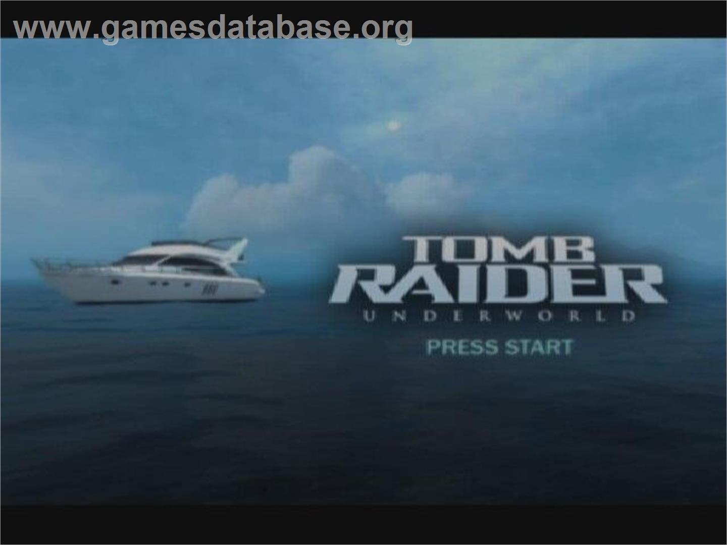Tomb Raider Underworld - Sony Playstation 2 - Artwork - Title Screen