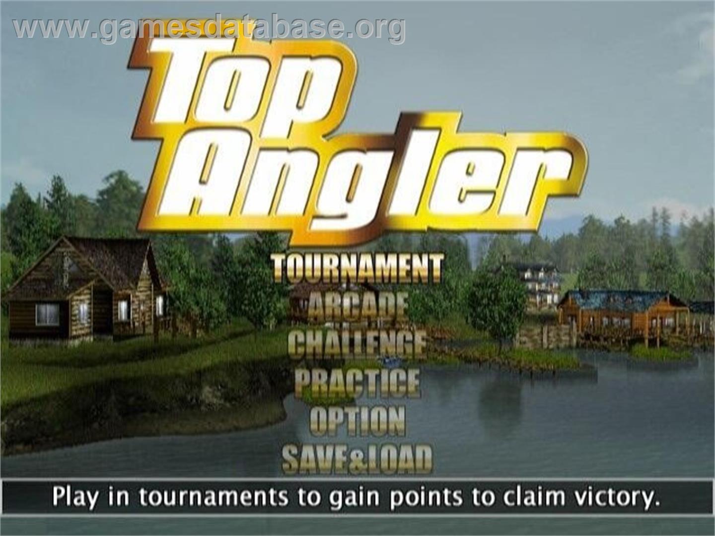 Top Angler - Real Bass Fishing - Sony Playstation 2 - Artwork - Title Screen