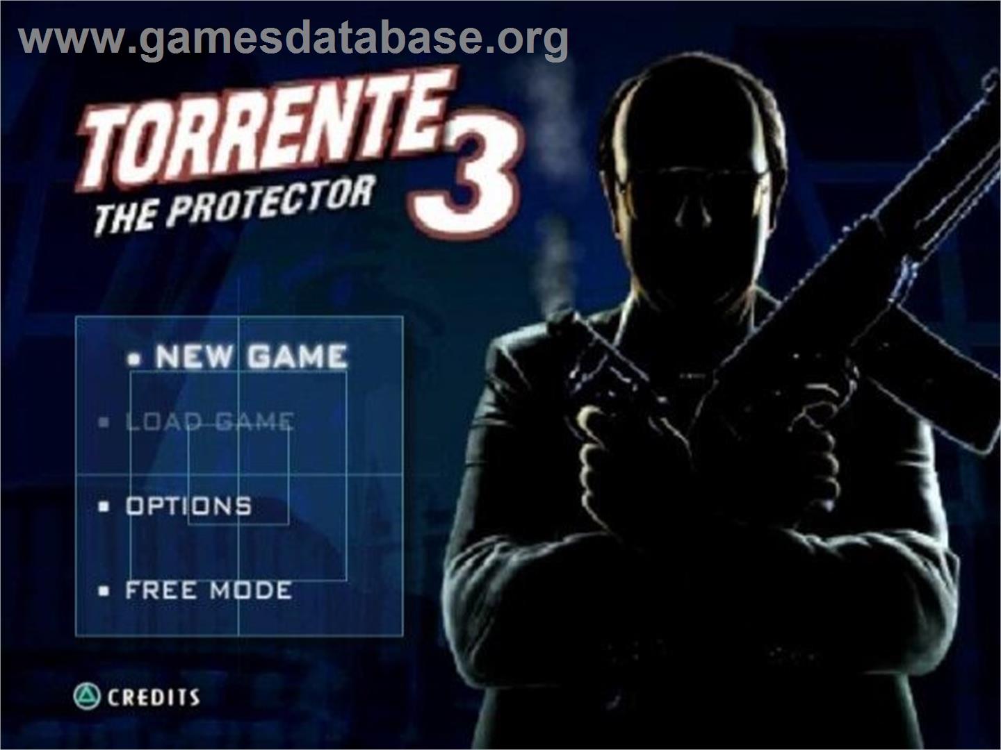 Torrente 3 - El Protector - Sony Playstation 2 - Artwork - Title Screen