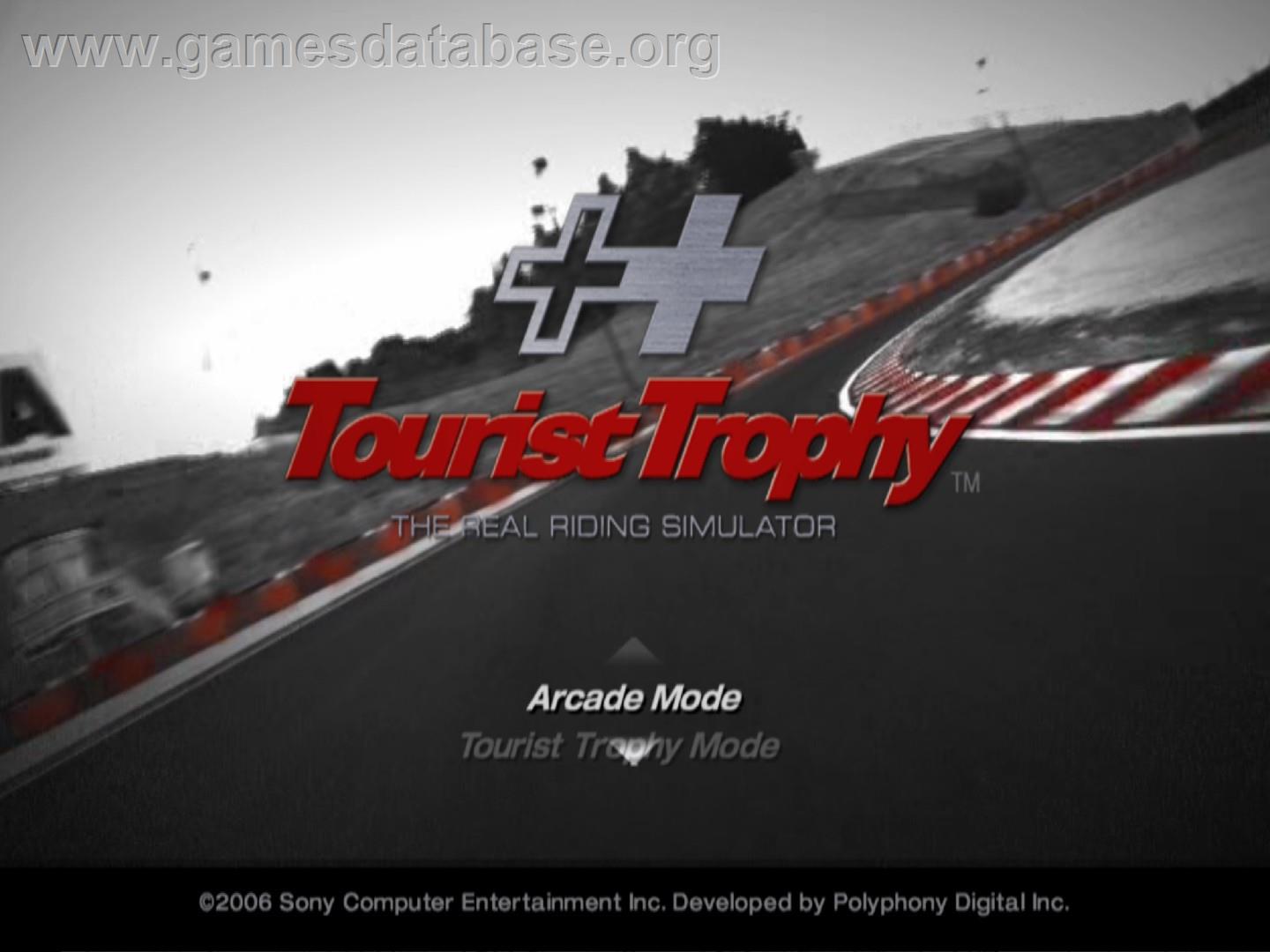 Tourist Trophy - Sony Playstation 2 - Artwork - Title Screen