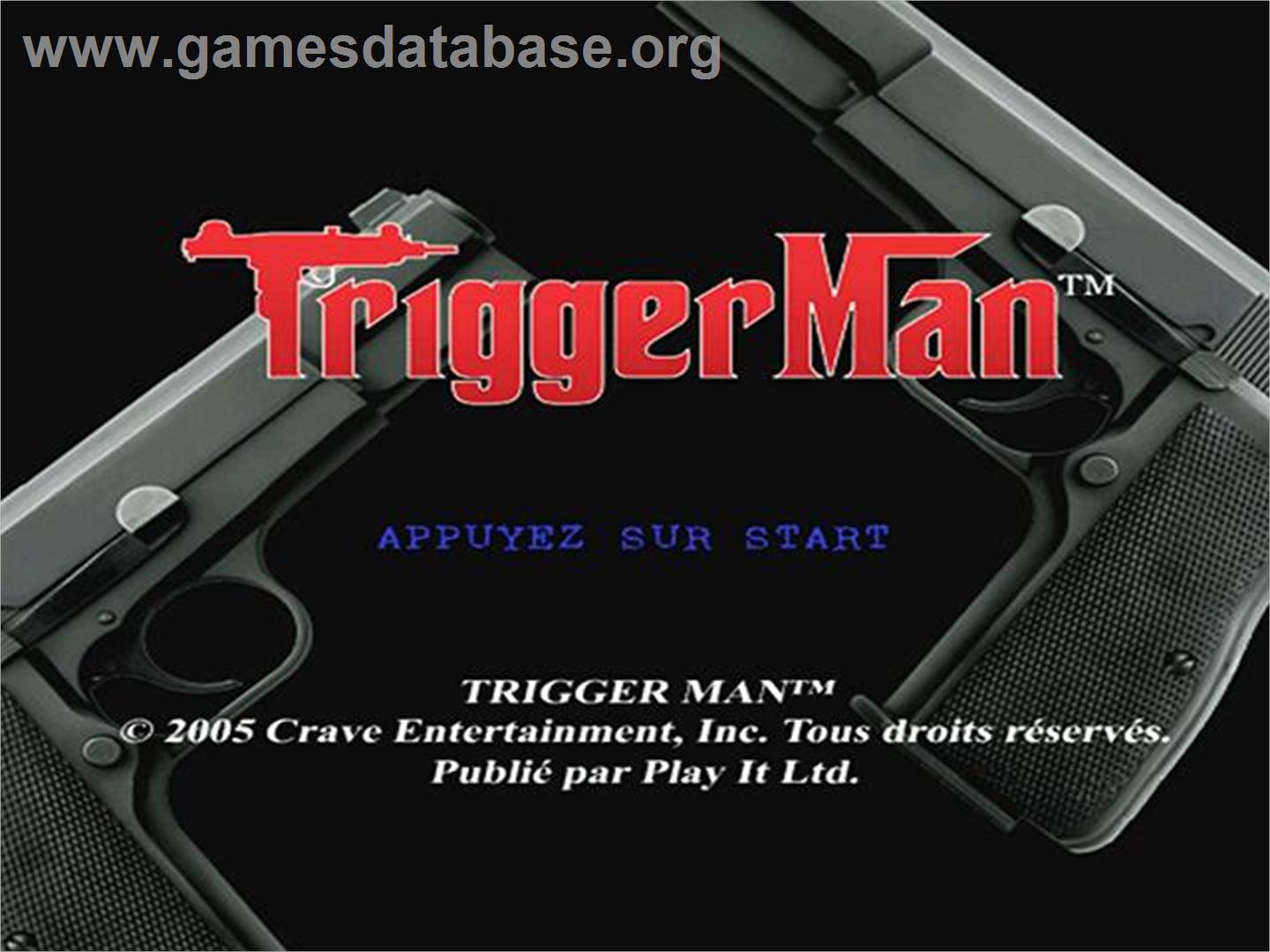 Trigger Man - Sony Playstation 2 - Artwork - Title Screen