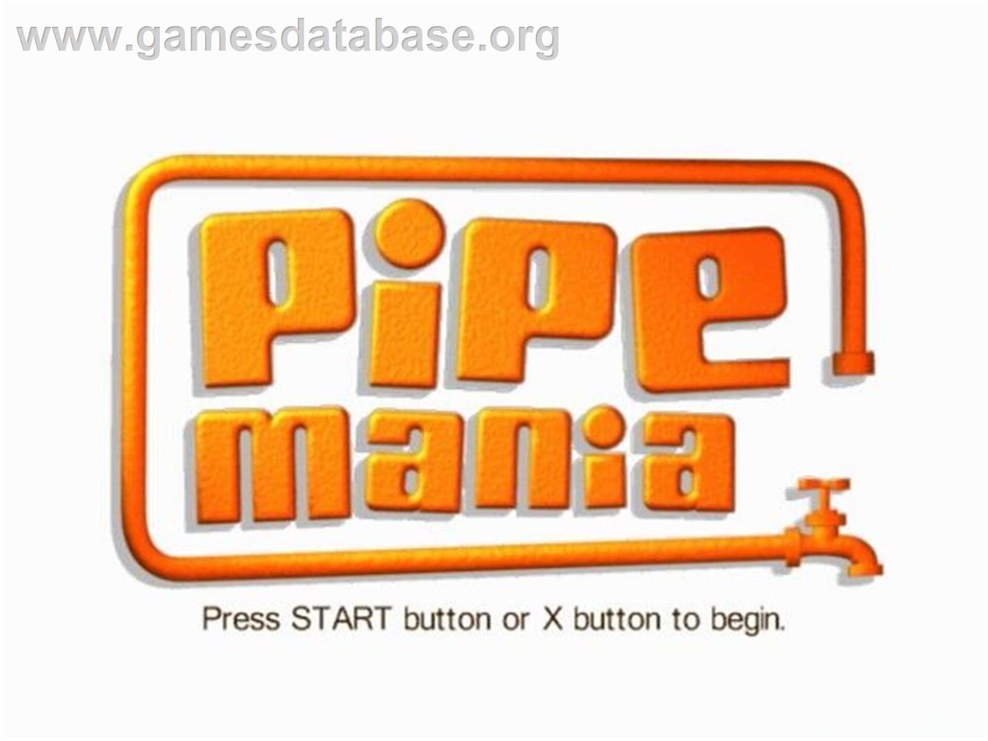 Tube Mania - Sony Playstation 2 - Artwork - Title Screen