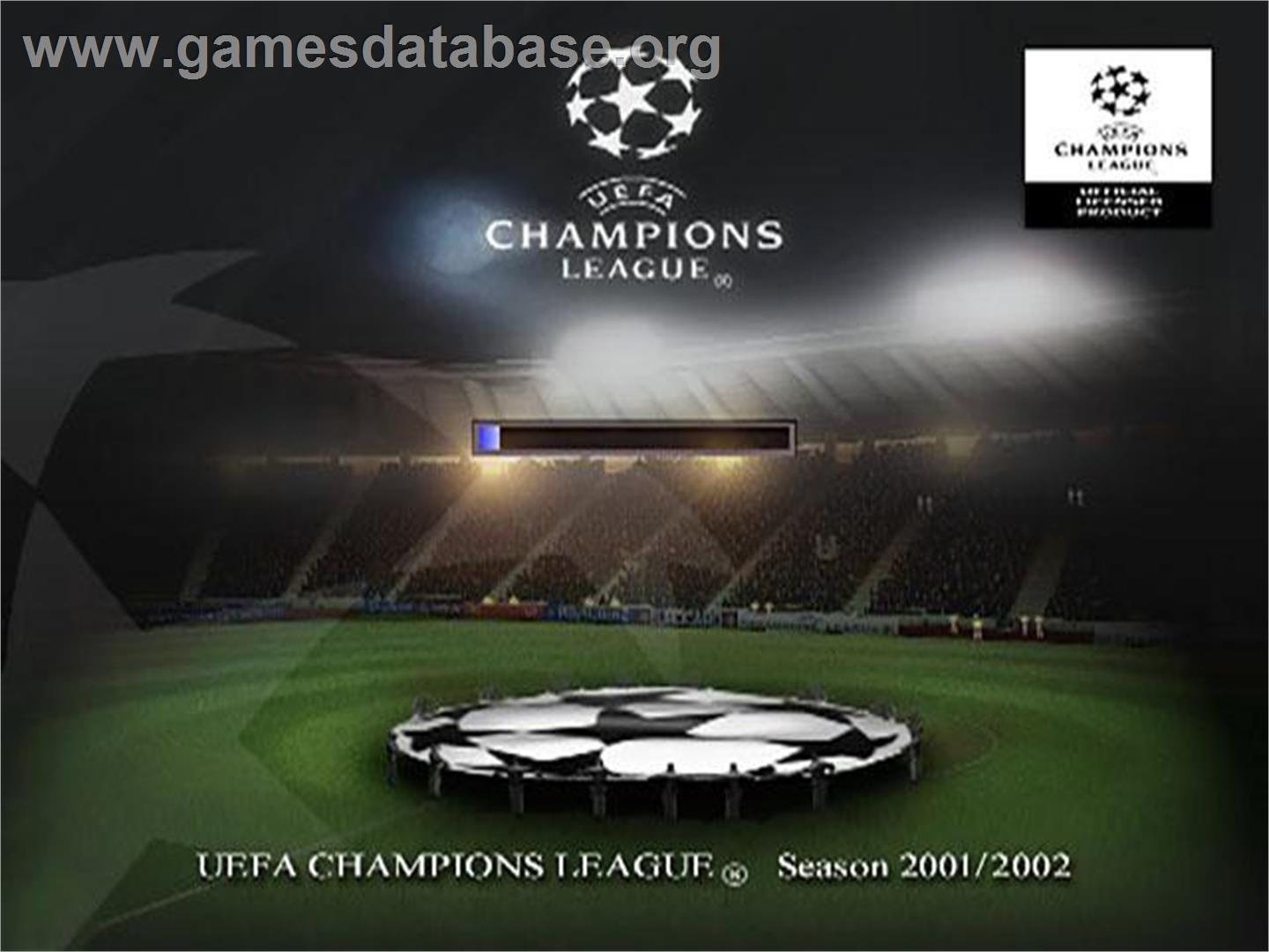 Uefa Champions League - Saison 2001/2002 - Sony Playstation 2 - Artwork - Title Screen