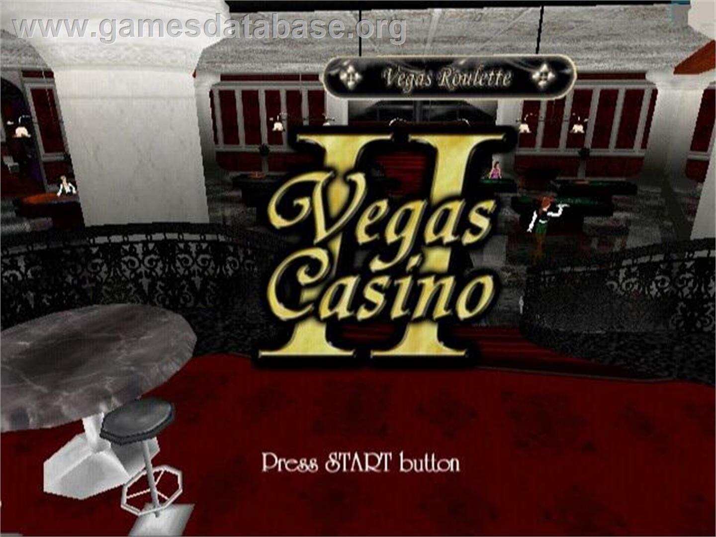 Vegas Casino 2 - Sony Playstation 2 - Artwork - Title Screen