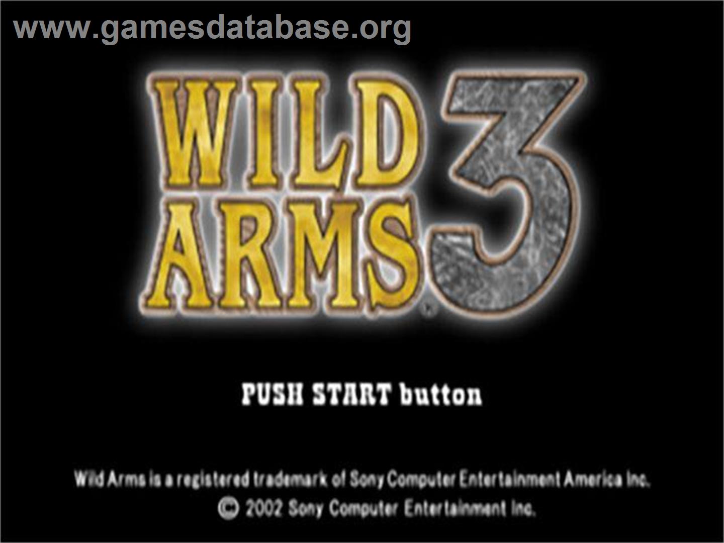 Wild Arms 3 - Sony Playstation 2 - Artwork - Title Screen