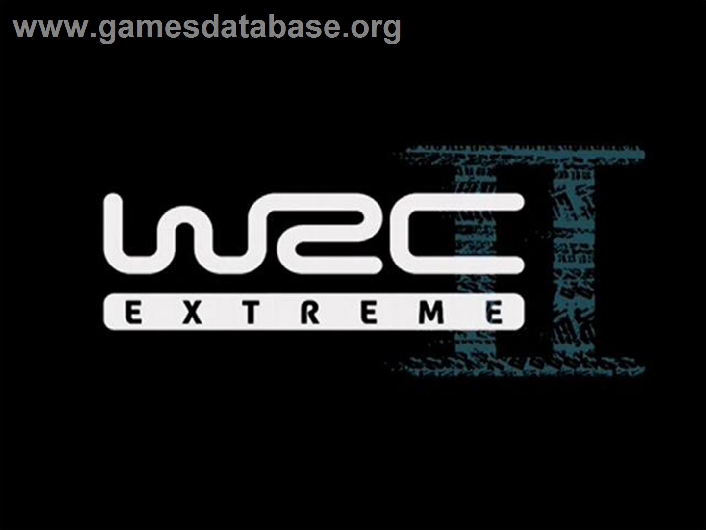 World Rally Championship 2 Extreme - Sony Playstation 2 - Artwork - Title Screen