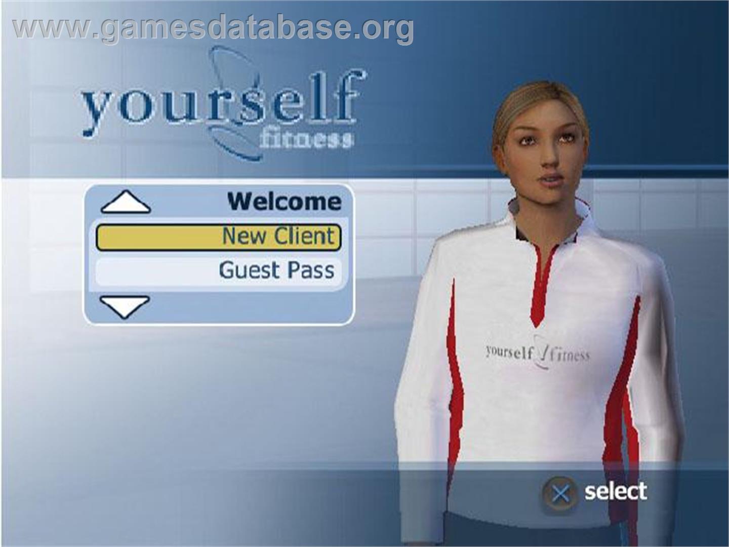 Yourself!fitness - Sony Playstation 2 - Artwork - Title Screen