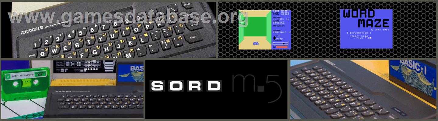 Word Maze - Sord M5 - Artwork - Marquee