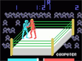 In game image of Heavy Boxing on the Sord M5.