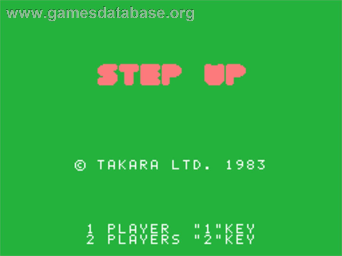 Step Up - Sord M5 - Artwork - Title Screen