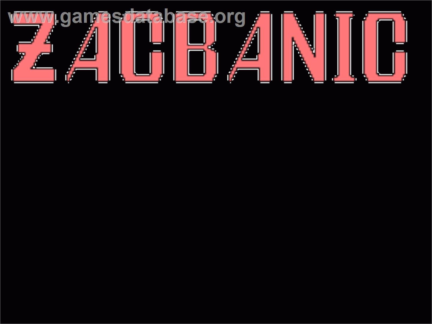 Zac Banic - Sord M5 - Artwork - Title Screen