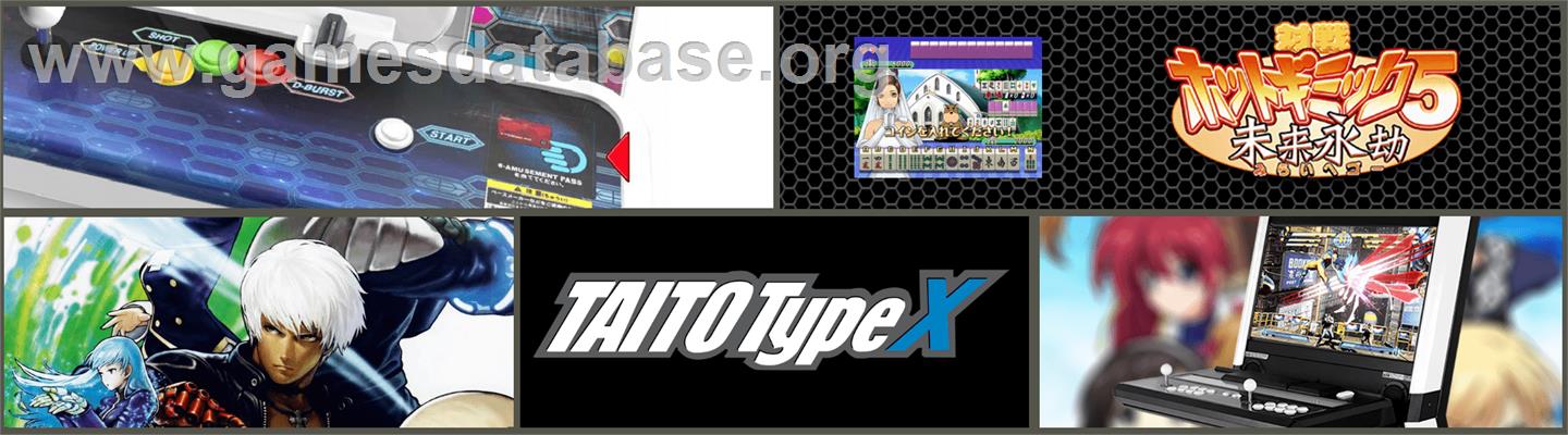 Taisen Hot Gimmick 5 - Taito Type X - Artwork - Marquee