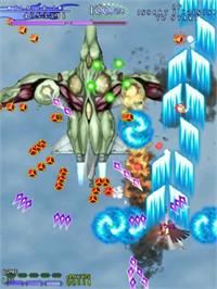 In game image of Shikigami no Shiro III on the Taito Type X.