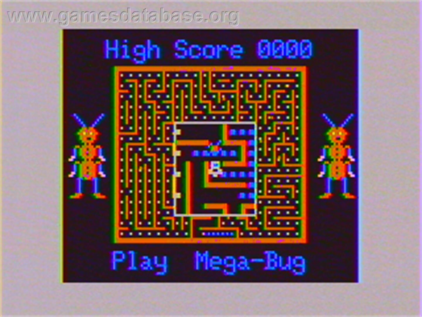 Mega-bug - Tandy TRS-80 - Artwork - In Game