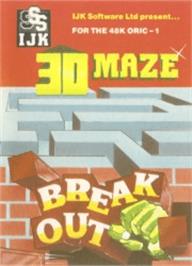 Box cover for 3d Maze on the Tangerine Oric.