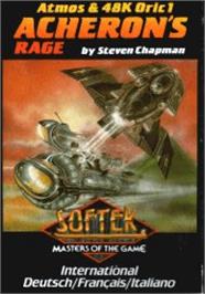 Box cover for Archeron's Rage on the Tangerine Oric.