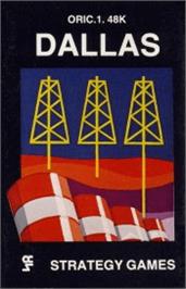 Box cover for Dallas on the Tangerine Oric.