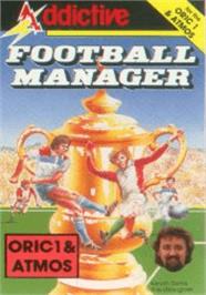 Box cover for Football Manager on the Tangerine Oric.