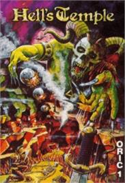 Box cover for Hell's Temple on the Tangerine Oric.