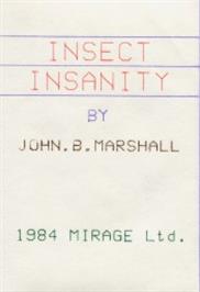 Box cover for Insect Insanity on the Tangerine Oric.