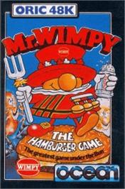 Box cover for Mr. Wimpy on the Tangerine Oric.