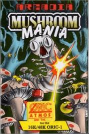 Box cover for Mushroom Mania on the Tangerine Oric.