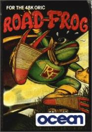 Box cover for Road Frog on the Tangerine Oric.