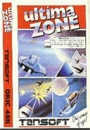 Box cover for Ultima Zone on the Tangerine Oric.