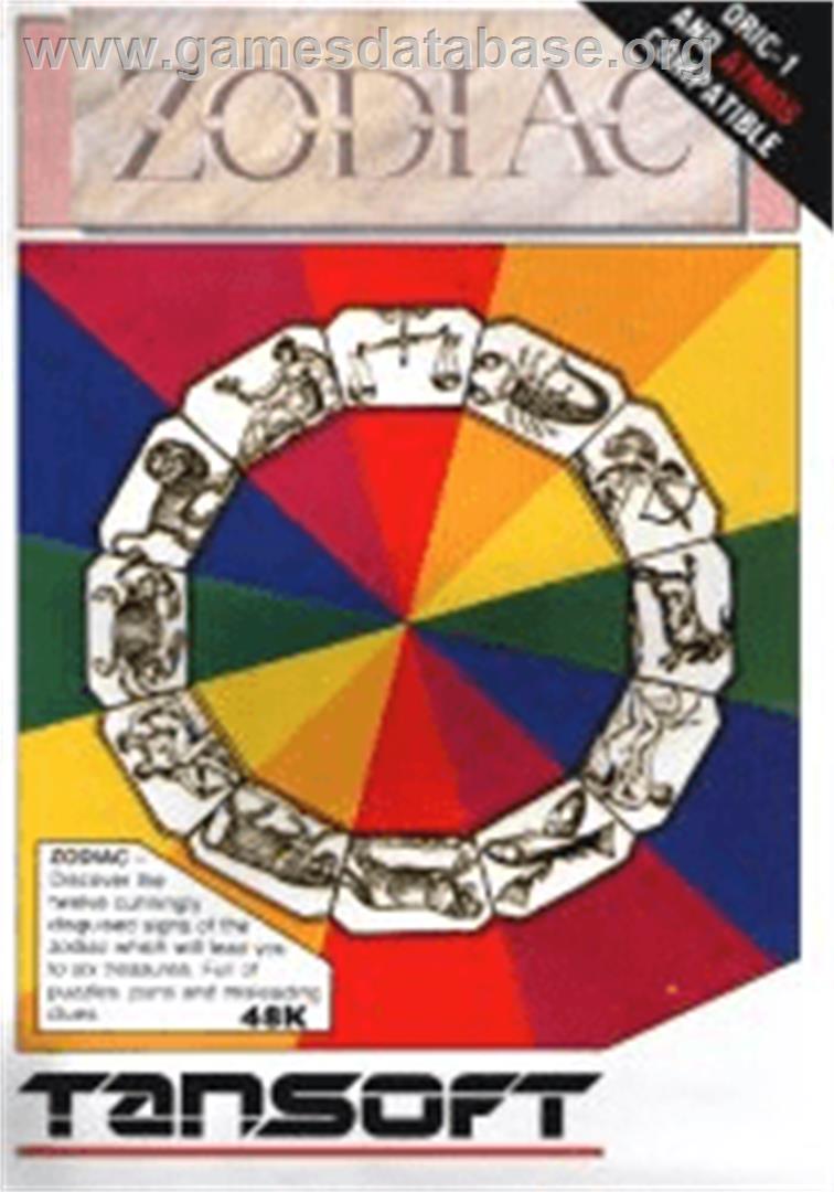 Zodiac Adventure - Tangerine Oric - Artwork - Box