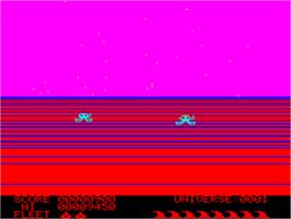 In game image of Loki on the Tangerine Oric.