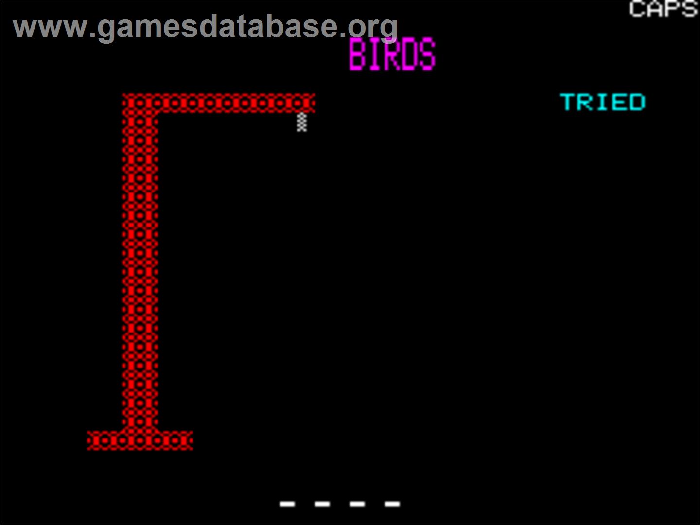 Hangman - Tangerine Oric - Artwork - In Game