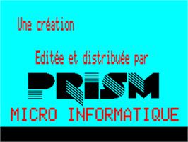 Title screen of Cock 'in on the Tangerine Oric.