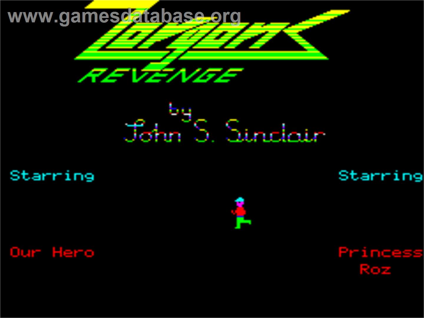 Zorgon's Revenge - Tangerine Oric - Artwork - Title Screen